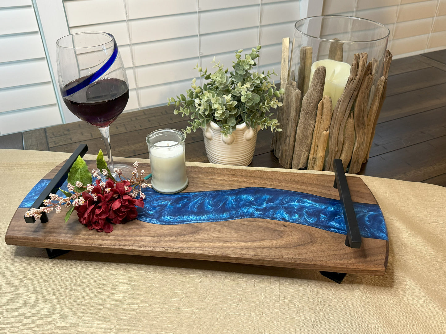 Personalized Charcuterie Board, Epoxy Charcuterie Board, Serving Board, Cheese Tray, Wedding Gift, Anniversary Gift, Realtor Gift