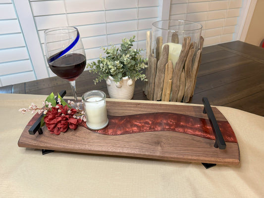 Personalized Charcuterie Board, Epoxy Charcuterie Board, Serving Board, Cheese Tray, Wedding Gift, Anniversary Gift, Realtor Gift